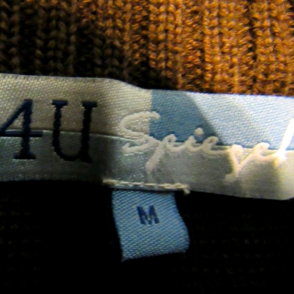 🦊 Vintage Genuine Suede Tan & Chocolate Brown Jacket - M - Picture 11 of 16